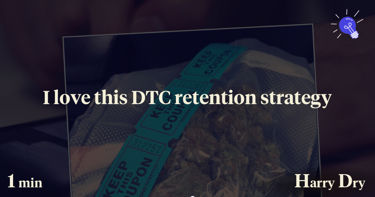 Thumbnail of I love this DTC retention strategy