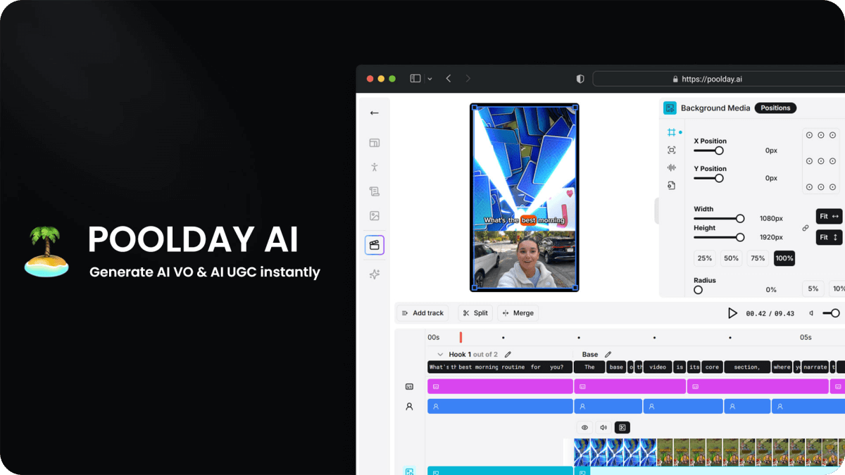 Thumbnail of AI Video Editor | Poolday