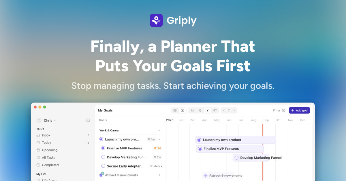 Thumbnail of Griply | Goal Planner, Habit Tracker & Task Manager