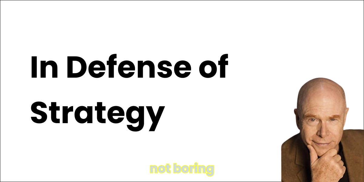 Thumbnail of In Defense of Strategy