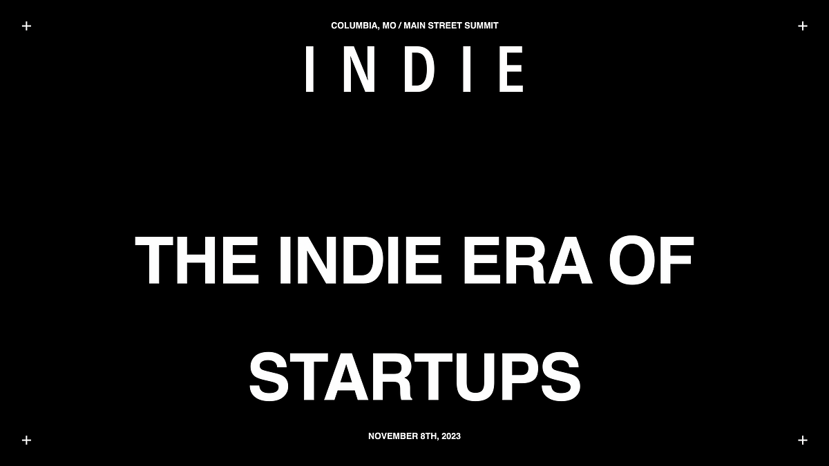 Thumbnail of The Indie Era of Startups
