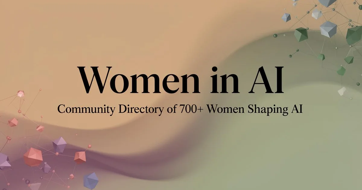 Thumbnail of 792+ Women in AI — Community Directory