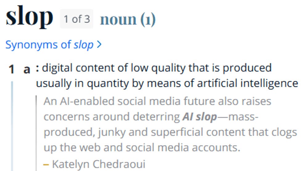 Thumbnail of AI slop