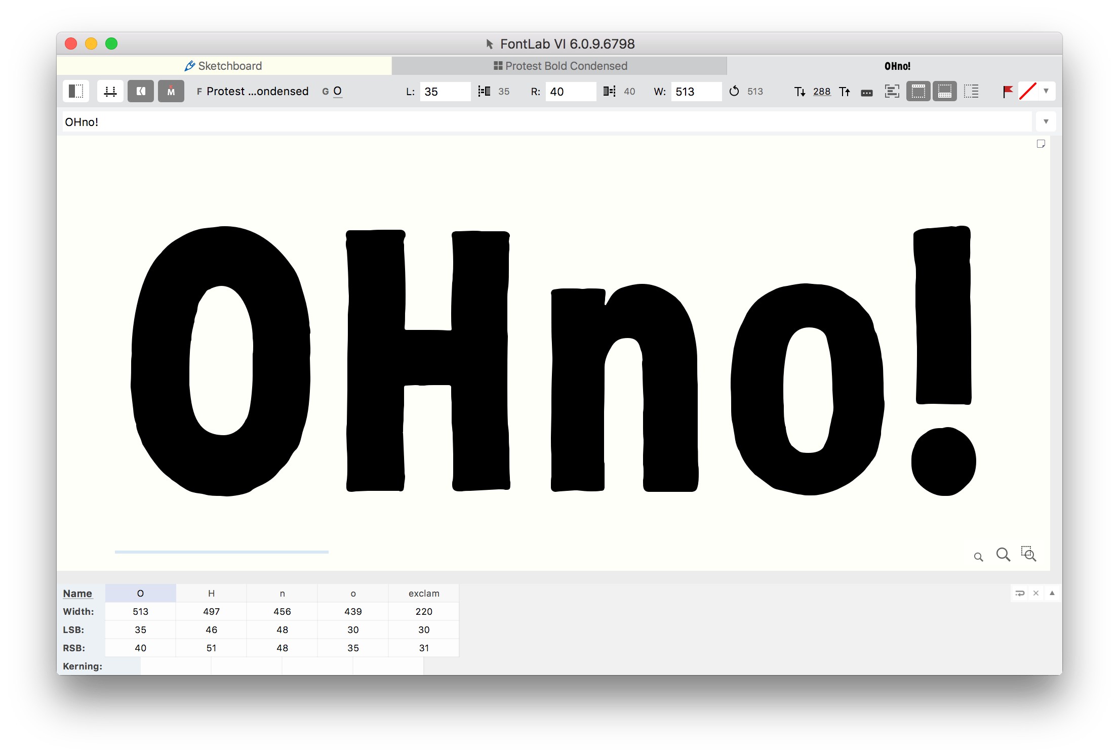 Thumbnail of Spacing a Font, Part 1