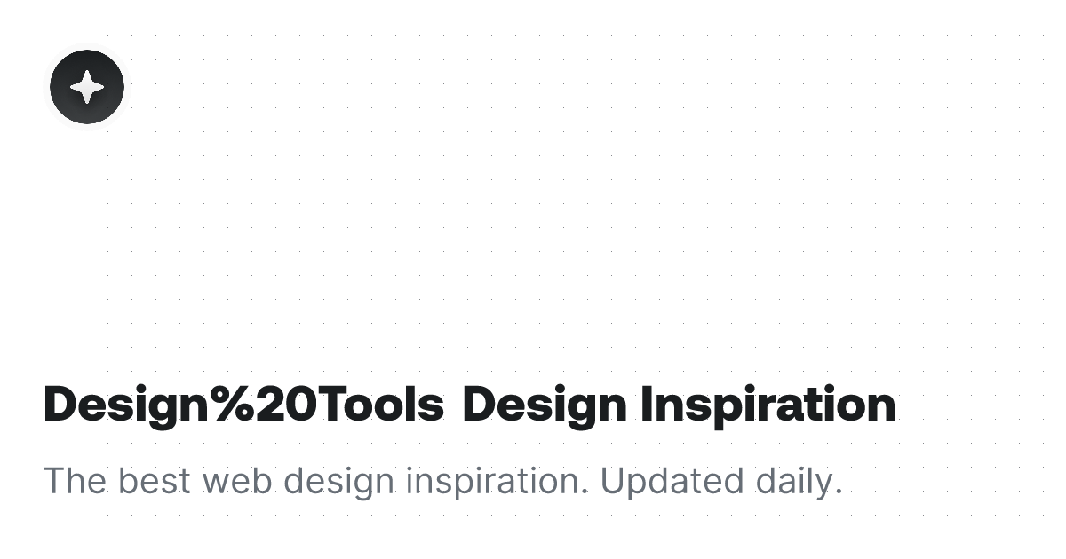 Thumbnail of Design Tools  ✦  Design Inspiration