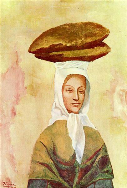 Thumbnail of The bread carrier, 1905 - Pablo Picasso - WikiArt.org