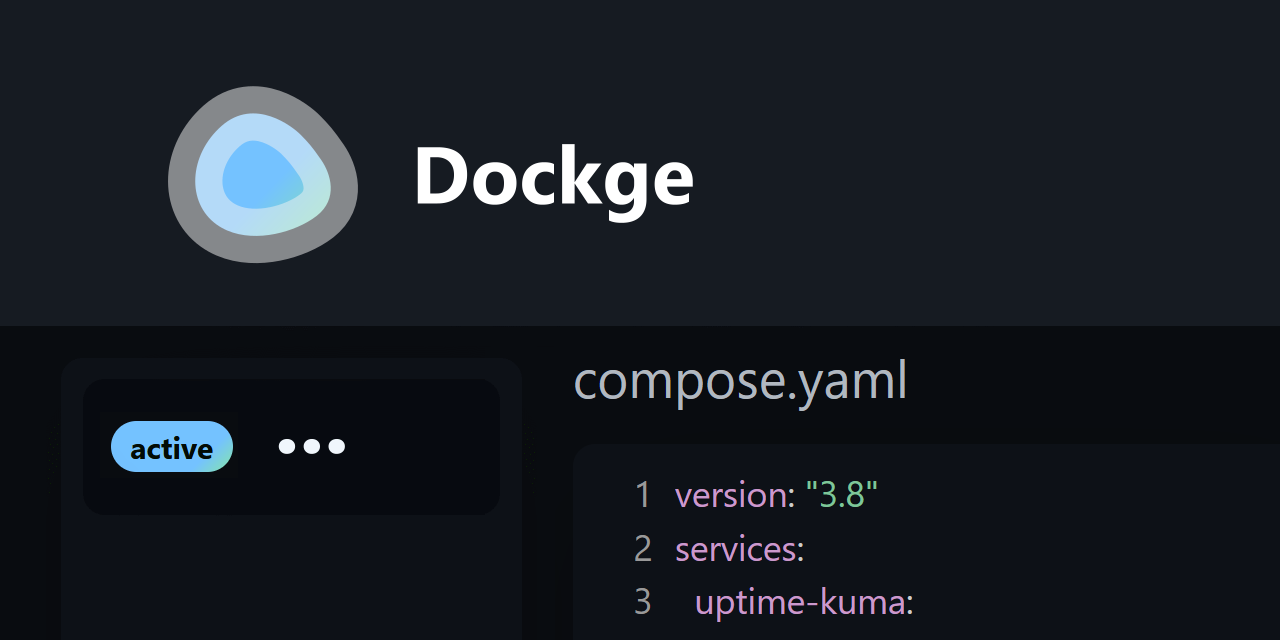Thumbnail of GitHub - louislam/dockge: A fancy, easy-to-use and reactive self-hosted docker compose.yaml stack-oriented manager