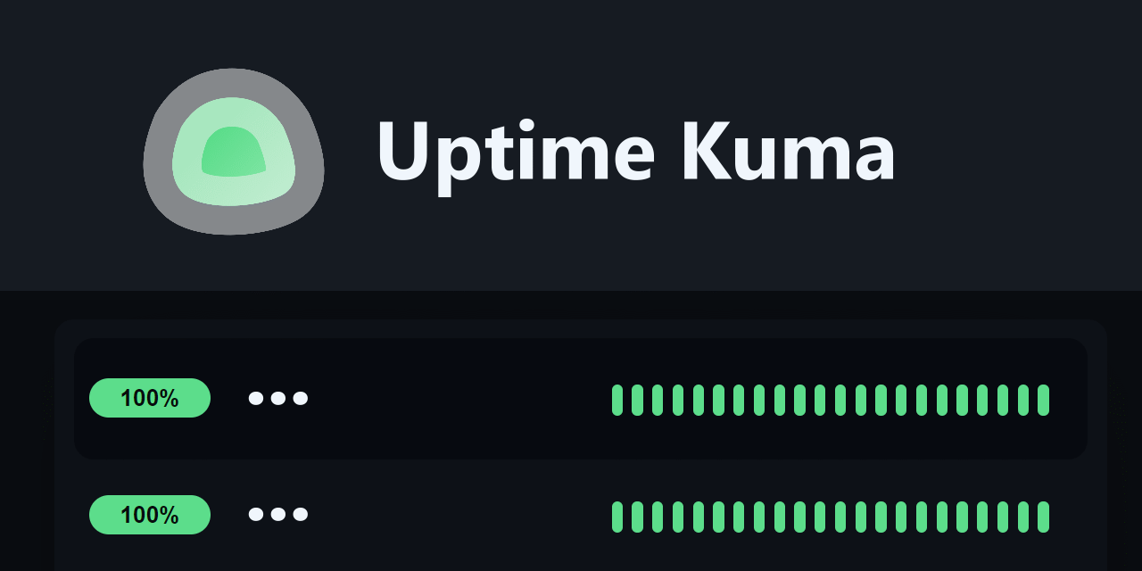 Thumbnail of GitHub - louislam/uptime-kuma: A fancy self-hosted monitoring tool