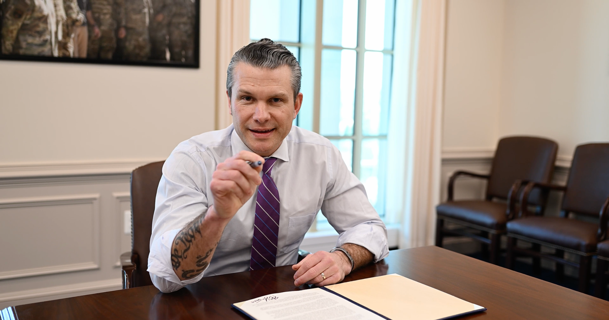Thumbnail of Pete Hegseth Is Playing Secretary