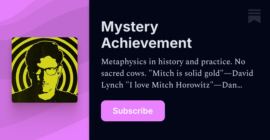 Thumbnail of Mystery Achievement | 𝐌𝐢𝐭𝐜𝐡 𝐇𝐨𝐫𝐨𝐰𝐢𝐭𝐳 | Substack