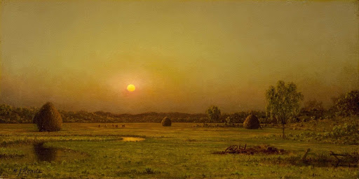 Thumbnail of Marsh Sunset, Newburyport, Massachusetts - Martin Johnson Heade - Google Arts & Culture