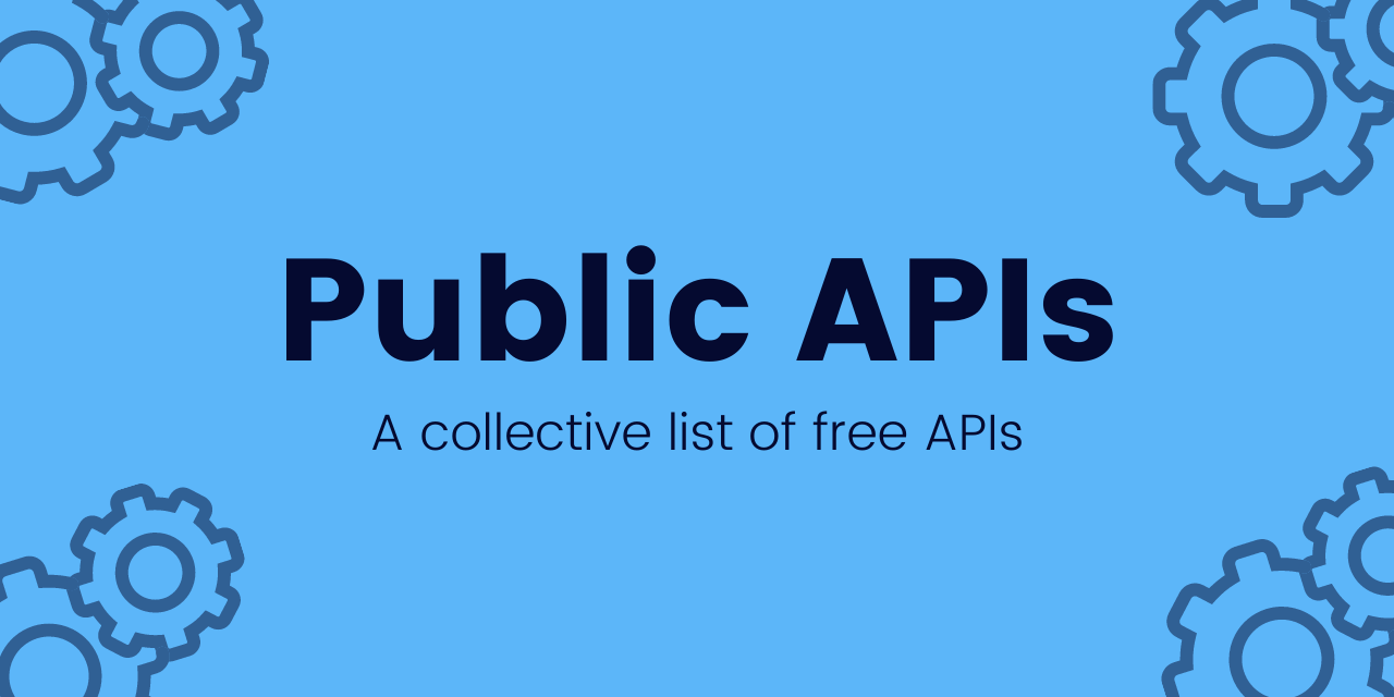 Thumbnail of GitHub - public-apis/public-apis: A collective list of free APIs