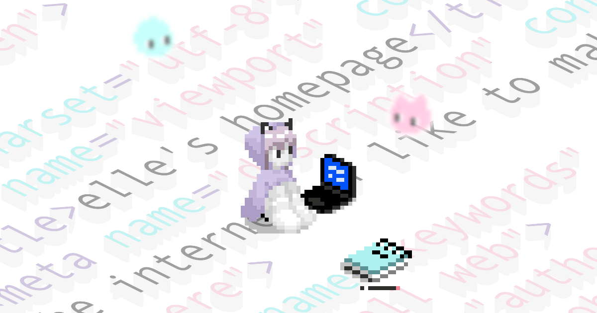 Thumbnail of elle's homepage