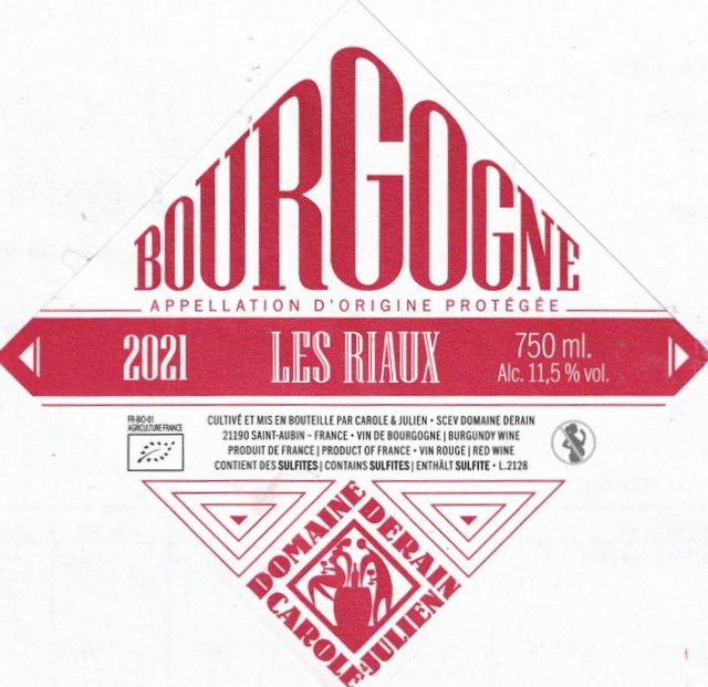 Thumbnail of Domaine Derain: Classic Burgundies - Living Wines