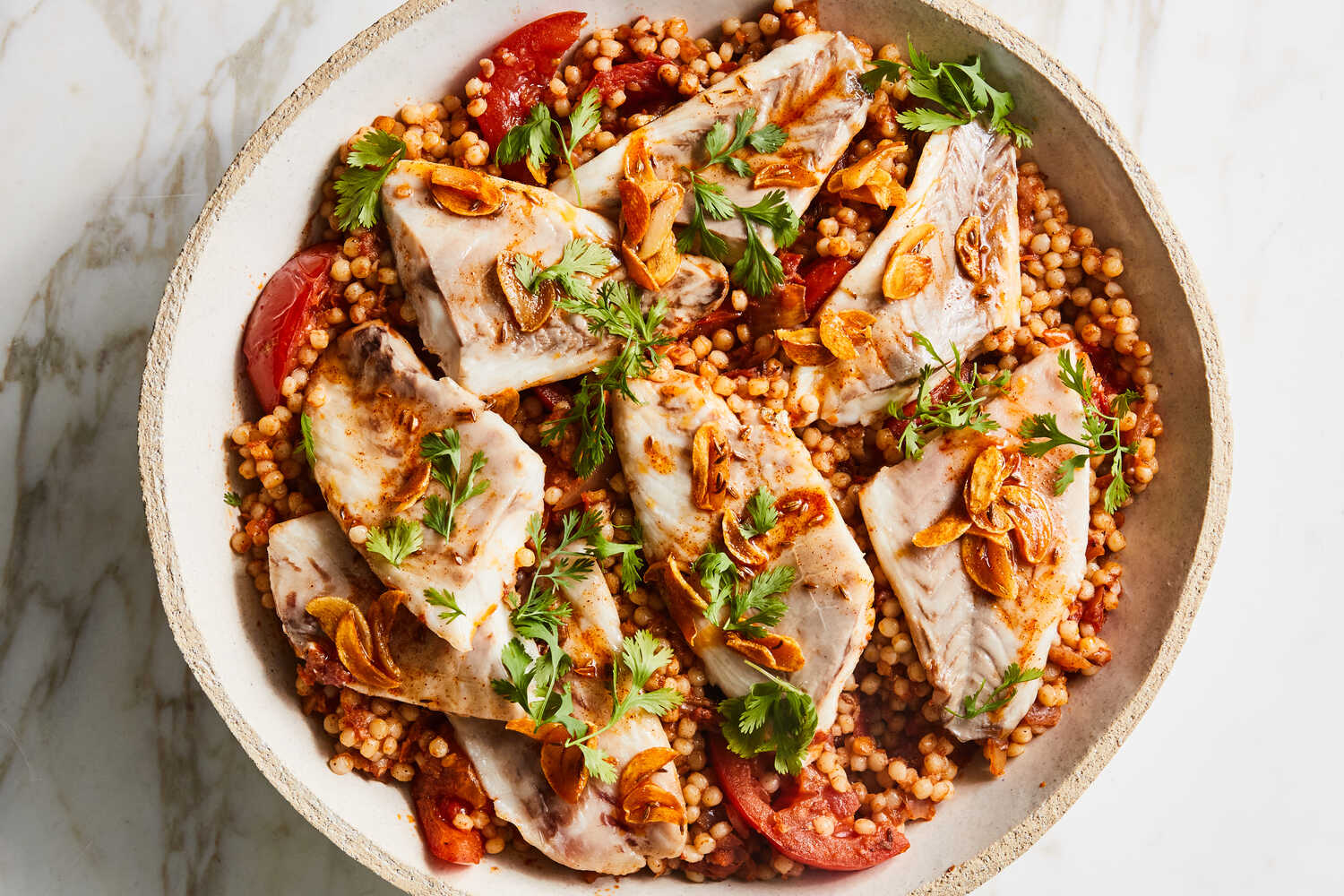 Thumbnail of Spiced Couscous With Fragrant Steamed Fish Recipe