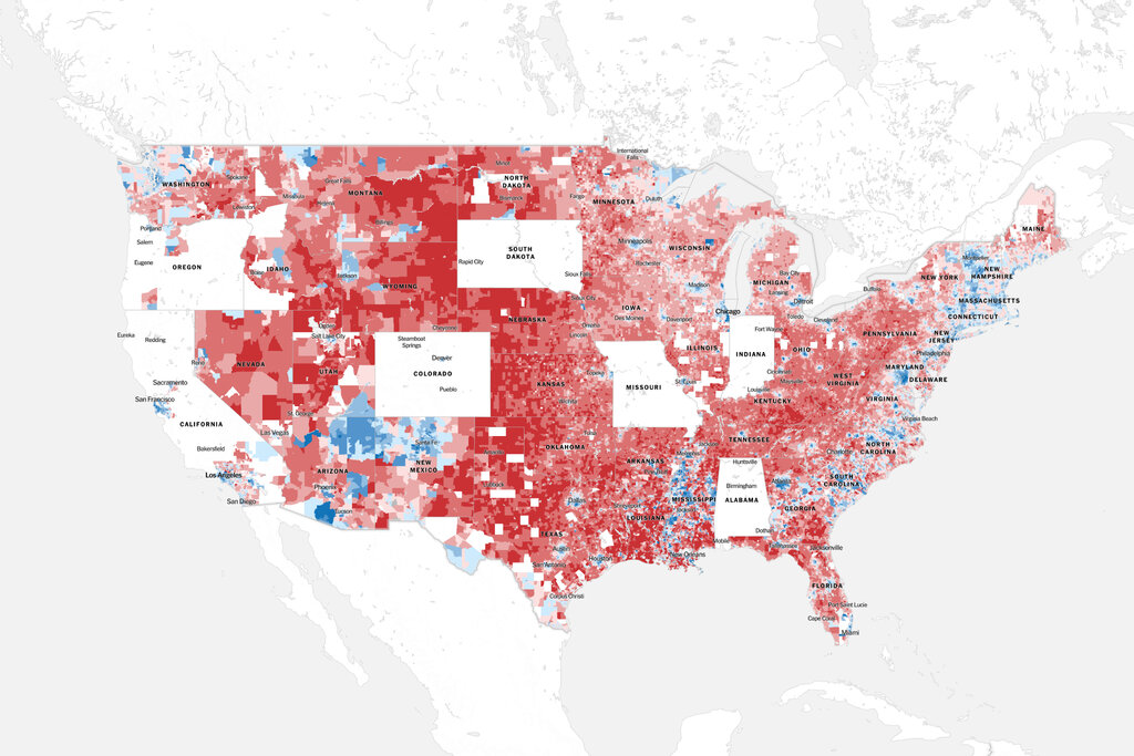 Thumbnail of An Extremely Detailed Map of the 2024 Election