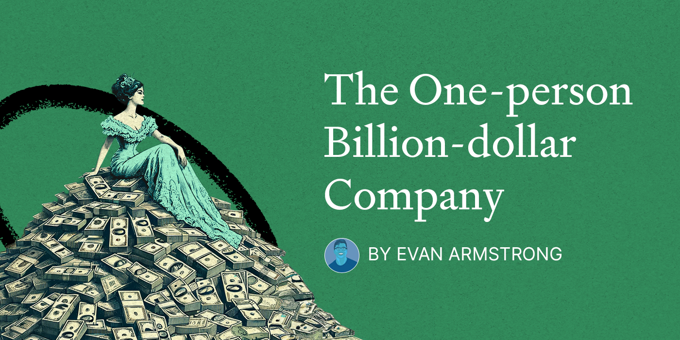 Thumbnail of The One-person Billion-dollar Company