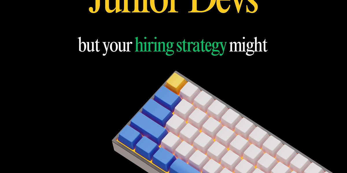 Thumbnail of AI Won't Kill Junior Devs - But Your Hiring Strategy Might