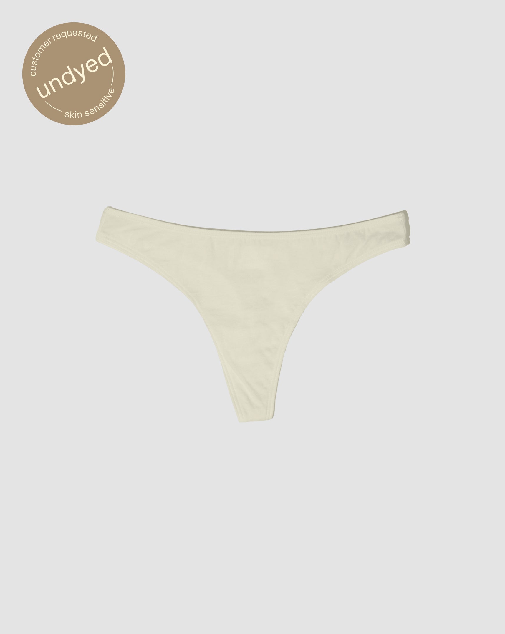 Thumbnail of 100% organic cotton thong underwear | oddobody | ODDOBODY