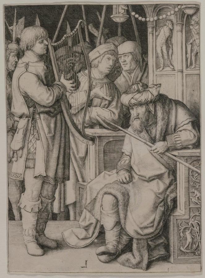 Thumbnail of David Playing the Harp before Saul | Cleveland Museum of Art
