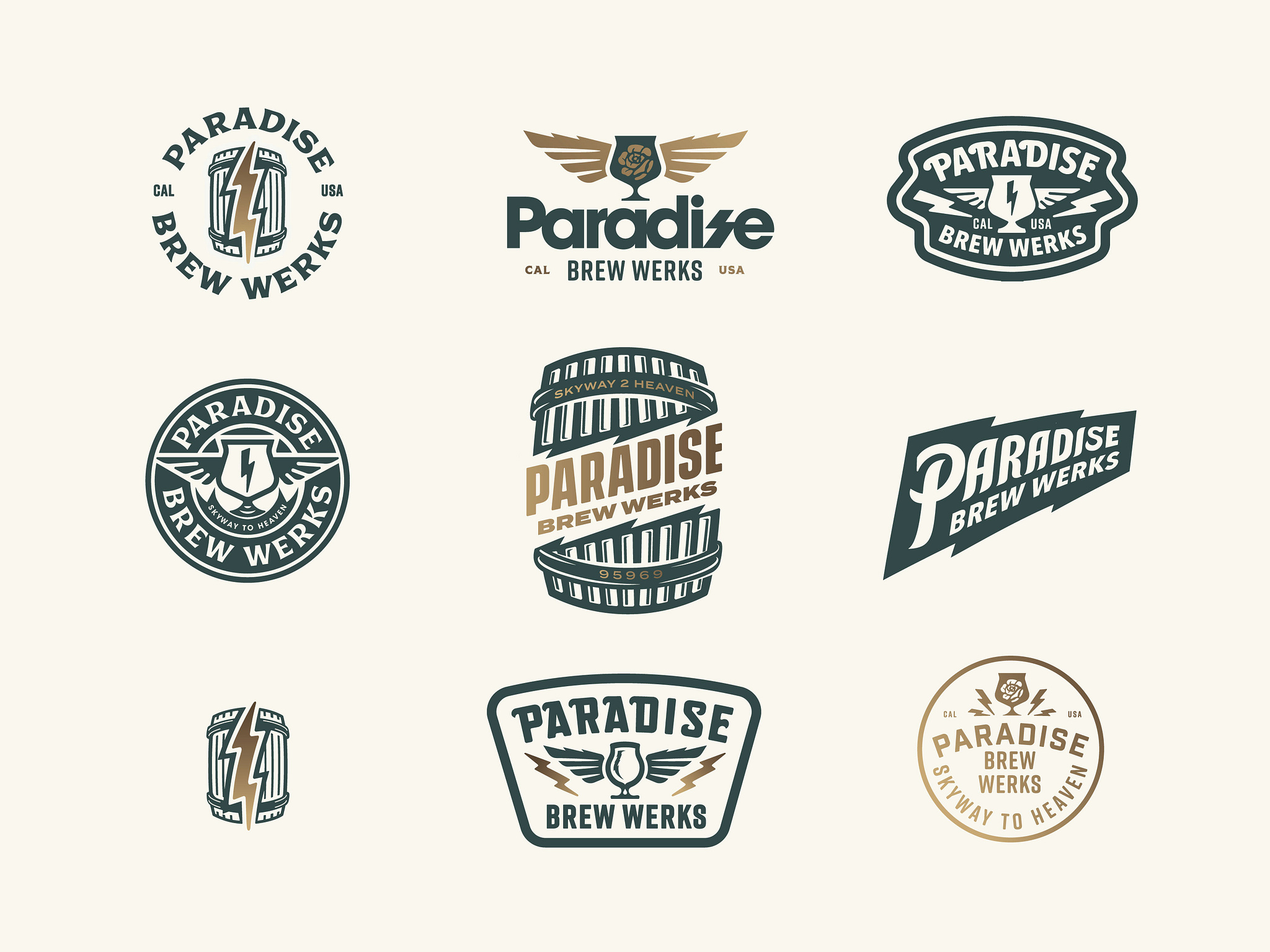 Thumbnail of Paradise Brew Werks Logo Design