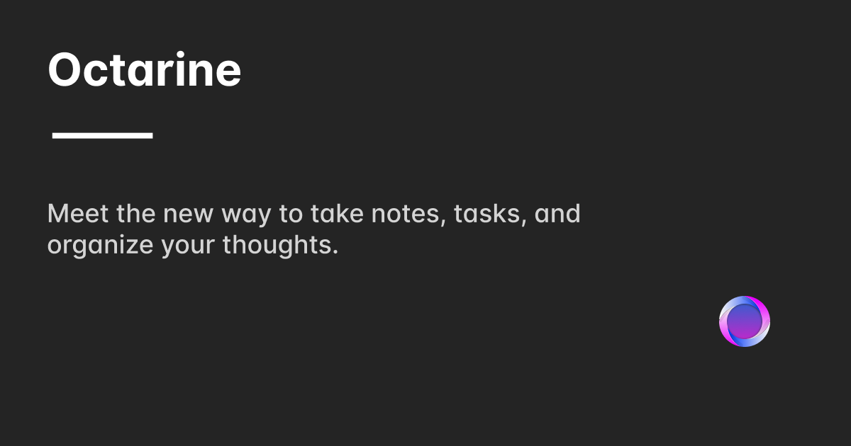 Thumbnail of Octarine - Take back control of your writing