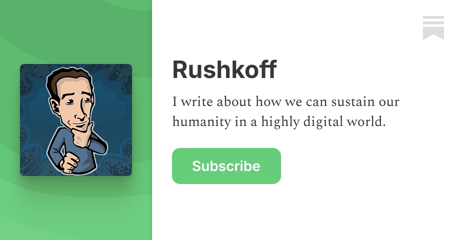 Thumbnail of Rushkoff | Douglas Rushkoff | Substack