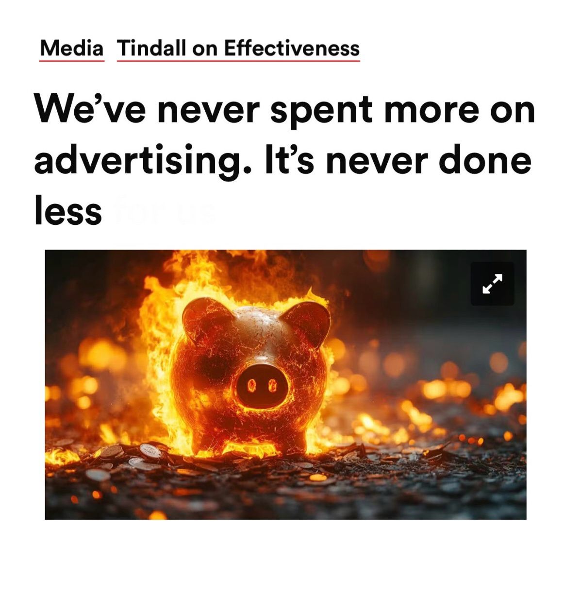 Thumbnail of #advertising #marketing | Andrew Tindall | 34 comments