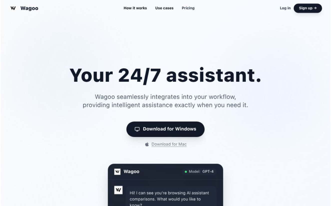 Thumbnail of Wagoo - Private AI Desktop Assistant
