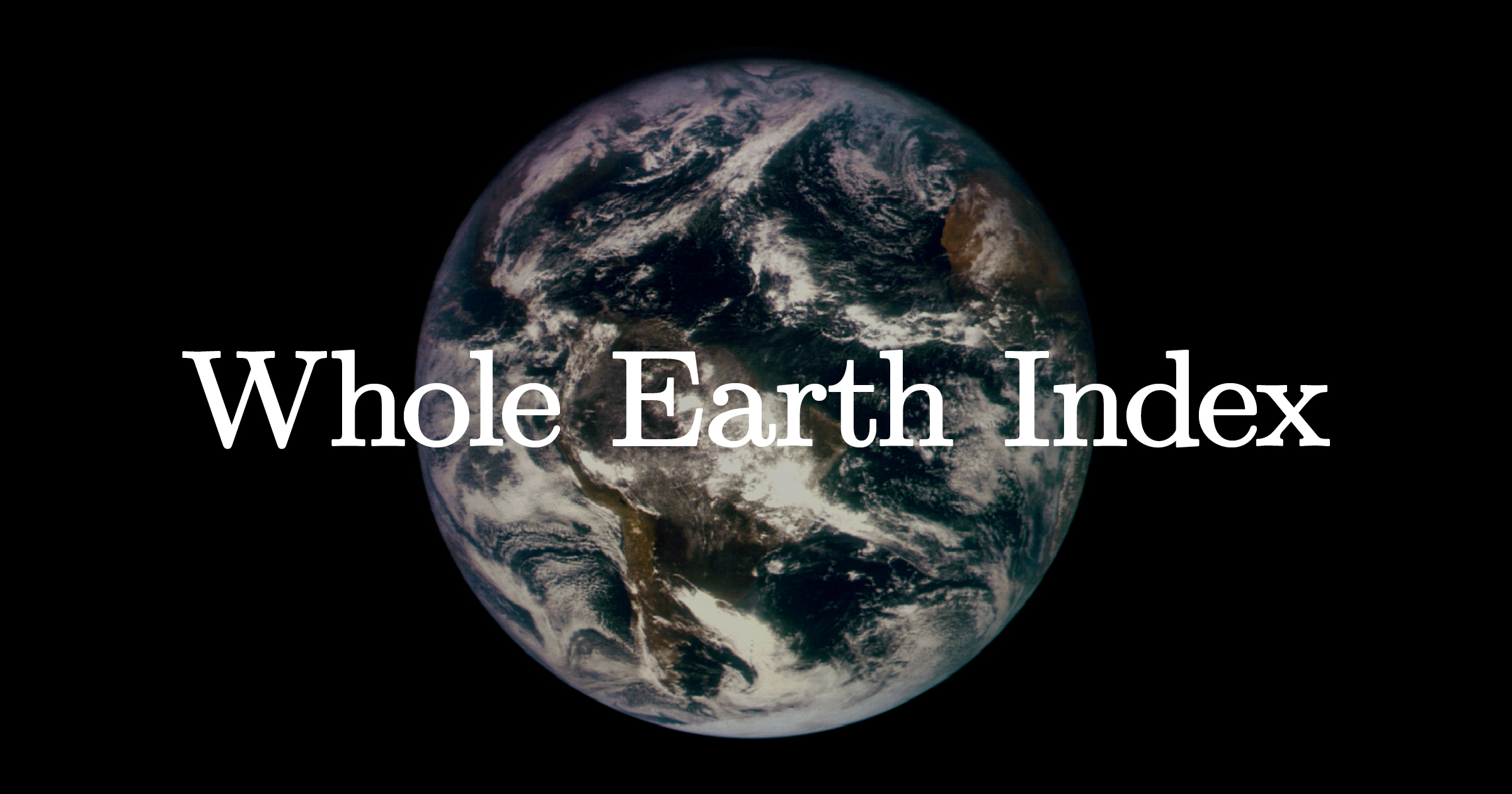 Thumbnail of Whole Earth Index
