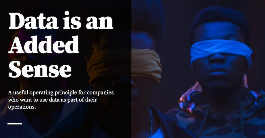 Thumbnail of Data is Just an Added Sense