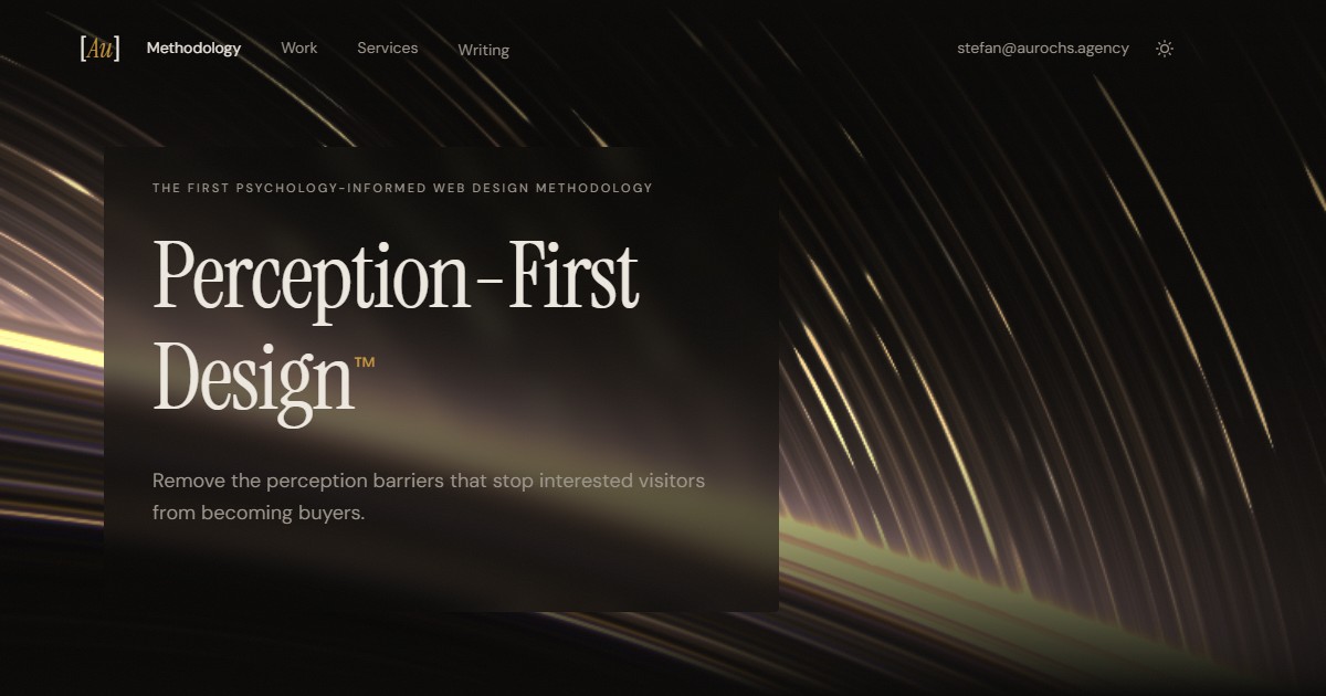 Thumbnail of Perception-First Design™ | The Methodology