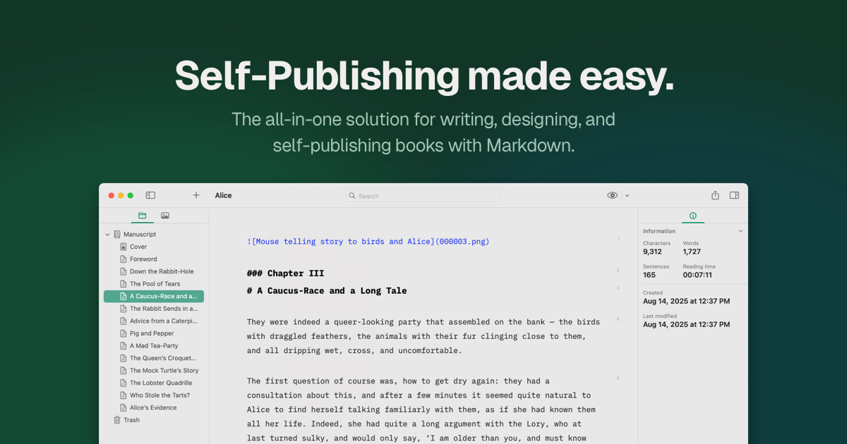 Thumbnail of Pinery: Self-Publishing App.