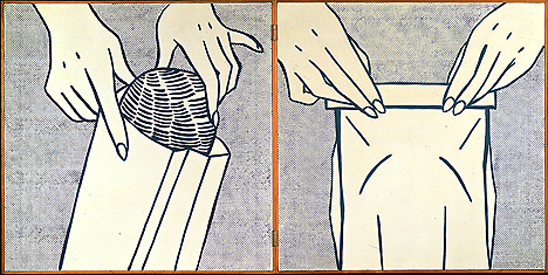 Thumbnail of Bread in bag, 1961 - Roy Lichtenstein - WikiArt.org