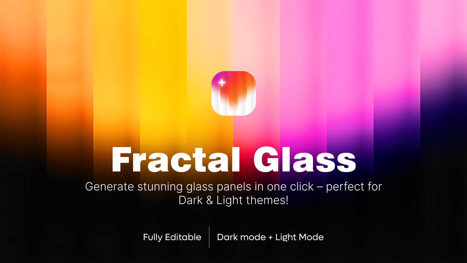 Thumbnail of Fractal Glass Morphism | Figma