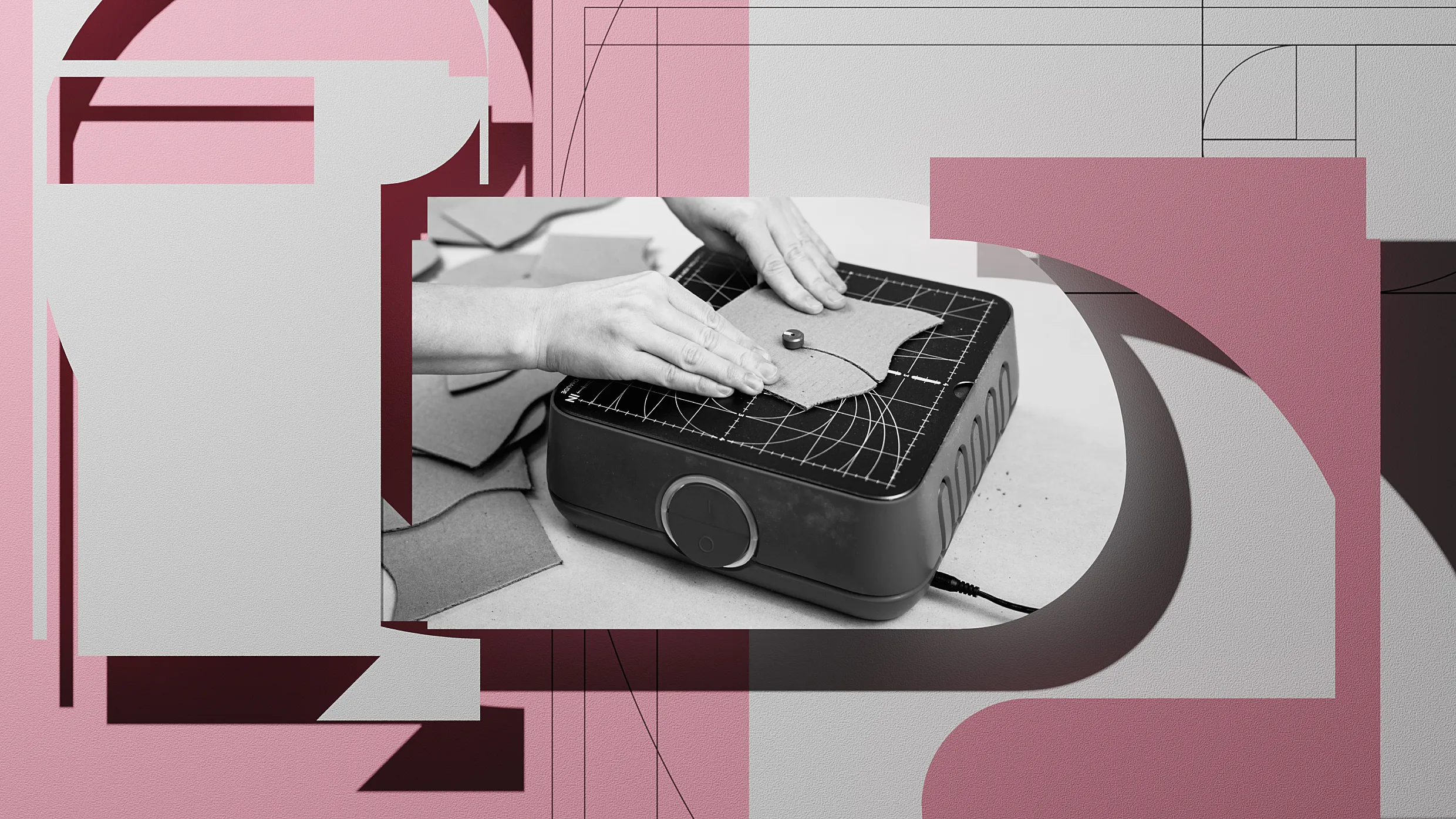 Thumbnail of Craft time gets a delightful upgrade with this kid-safe table saw for cardboard