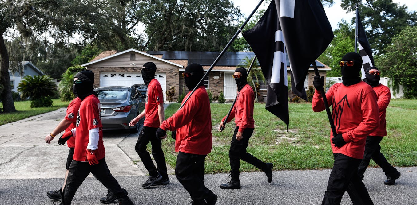 Thumbnail of Far-right extremists have been organizing online since before the internet – and AI is their next frontier