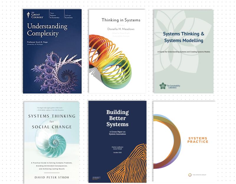 Thumbnail of A few good books to get you started with complexity theory, systems thinking, and systems innovation. | Joss Colchester