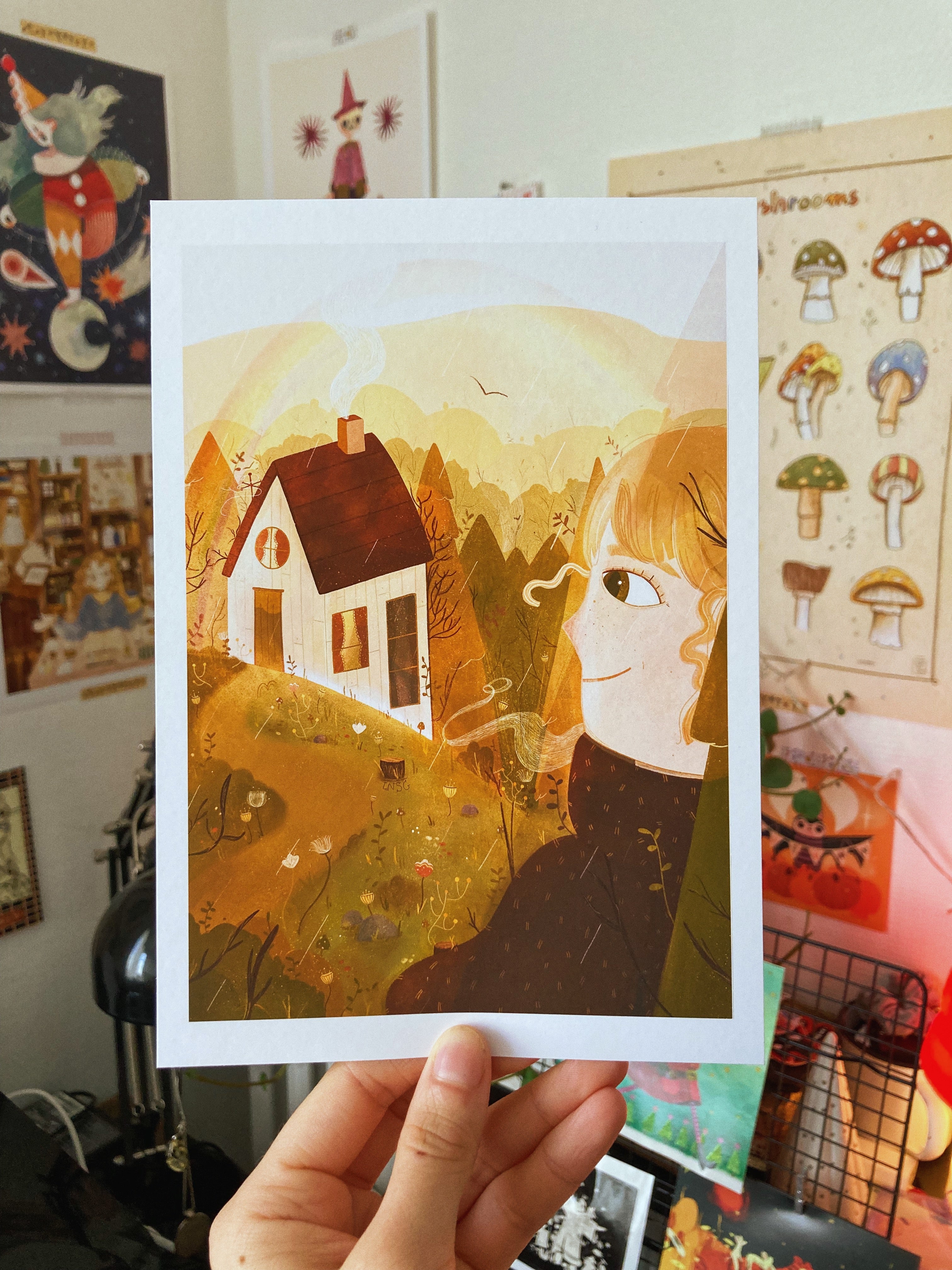 Thumbnail of Illustration «L’arc en ciel» (A5, A4, A3)