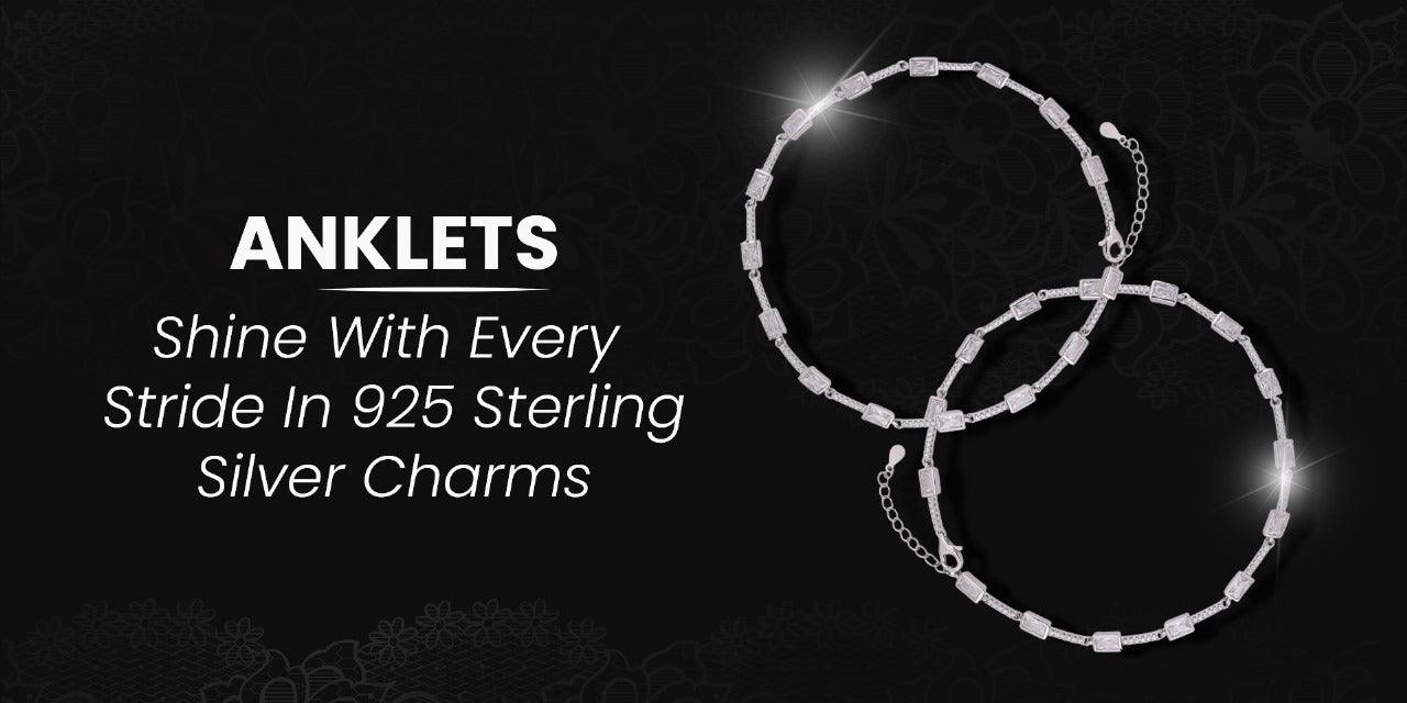 Thumbnail of Buy Stylish Silver Anklets Online in India – Vanika