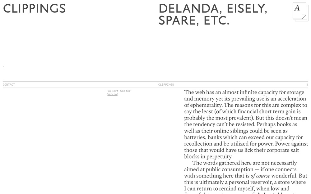 Thumbnail of Clippings by Folkert Gorter