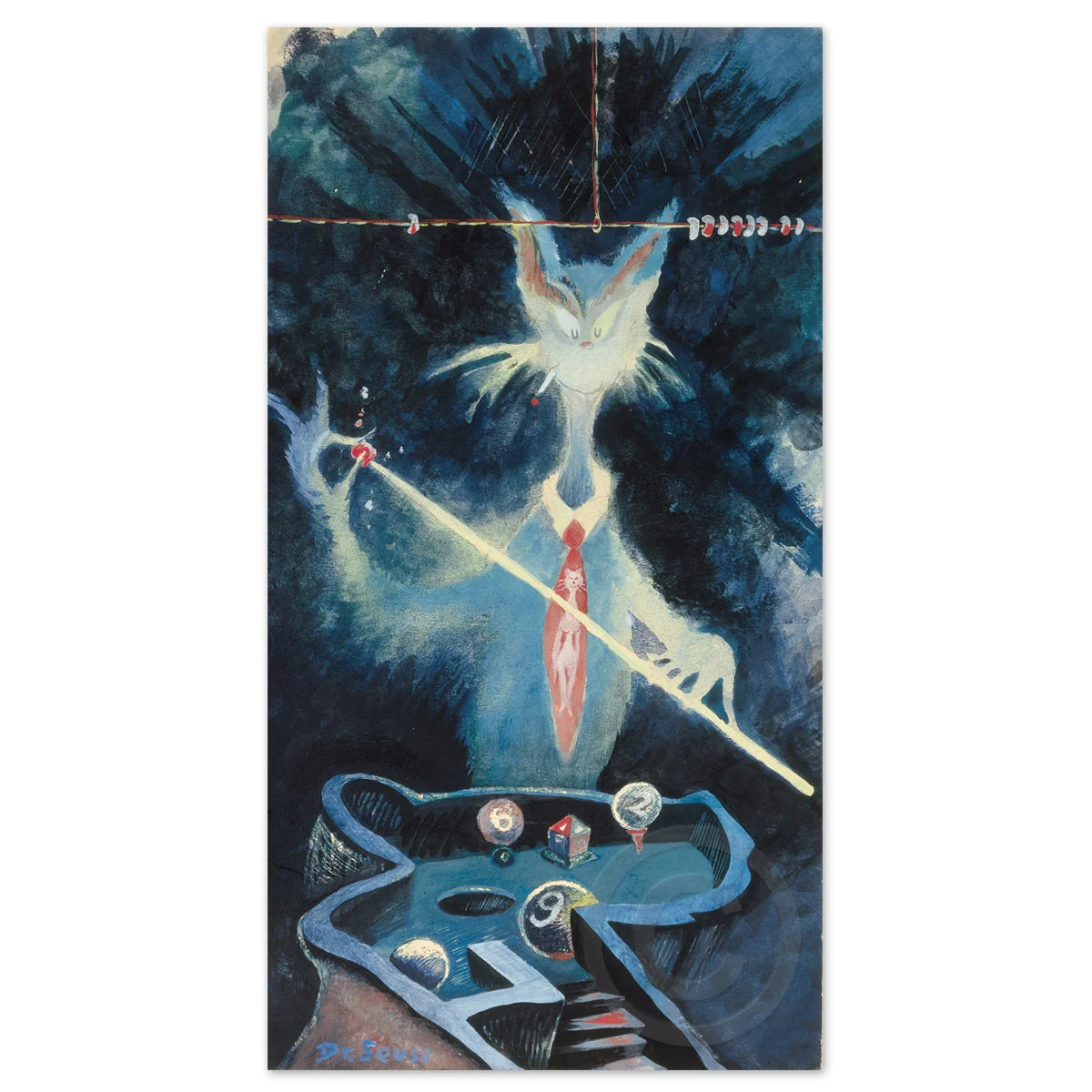 Thumbnail of Cat From the Wrong Side of the Tracks — The Art of Dr. Seuss Collection, Published by Chaseart Companies