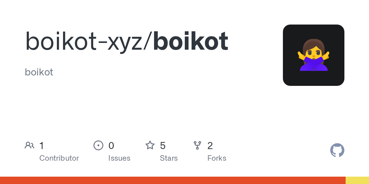 Thumbnail of GitHub - boikot-xyz/boikot: boikot