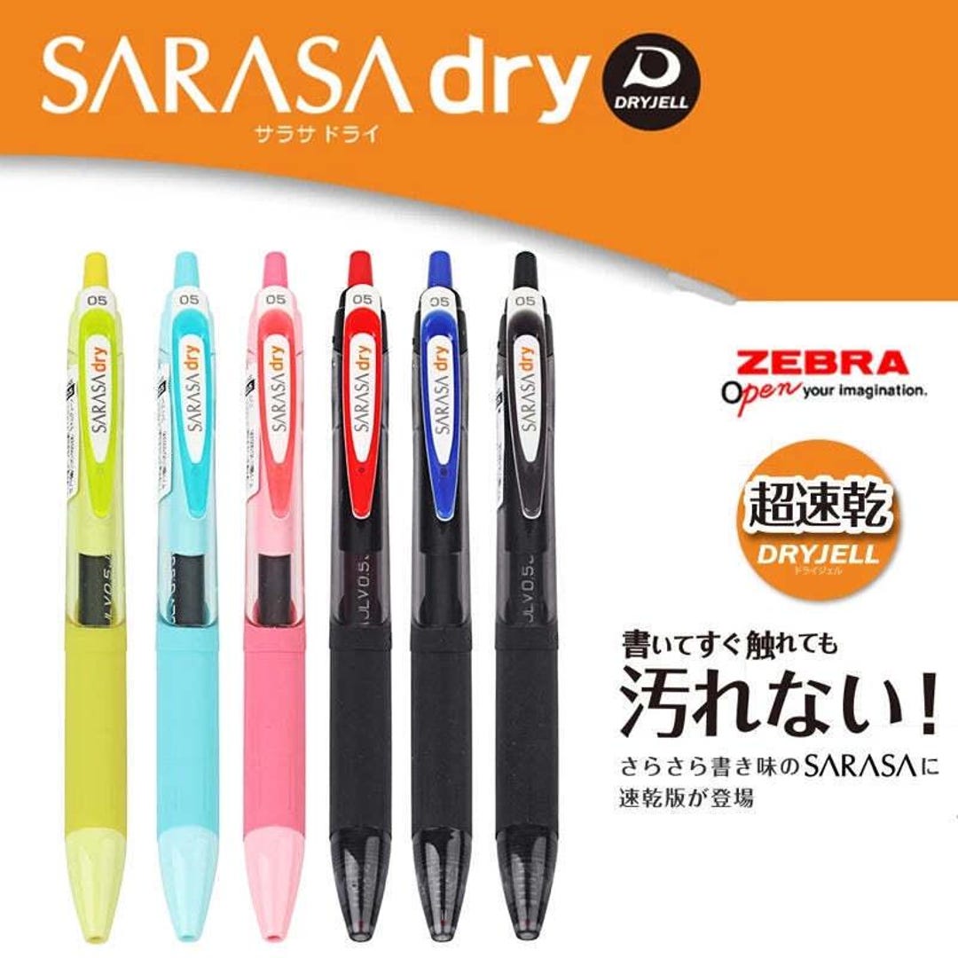Thumbnail of Zebra Sarasa Dry Gel Pen 0.5 Mm - Various Ink Colours - Etsy UK