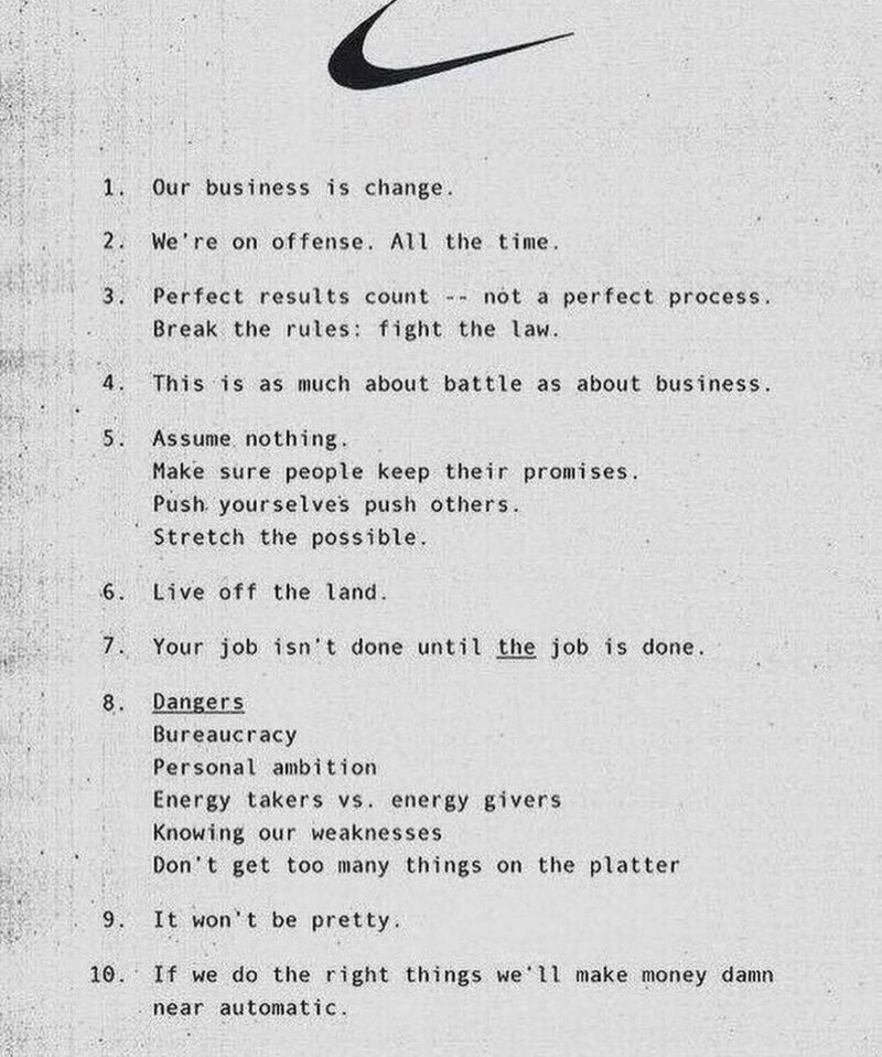 Thumbnail of phil knight company moto - Google Search