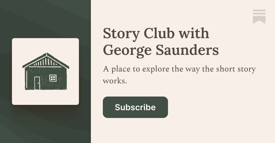 Thumbnail of About - Story Club with George Saunders