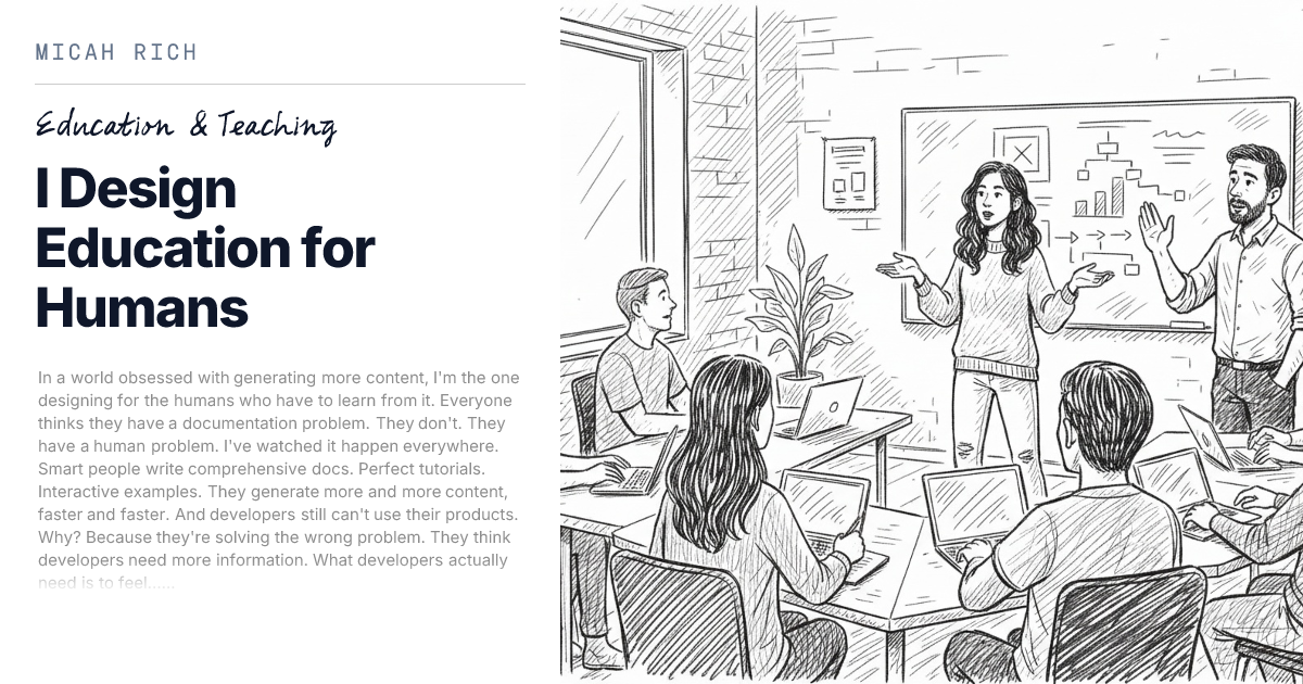 I Design Education for Humans
