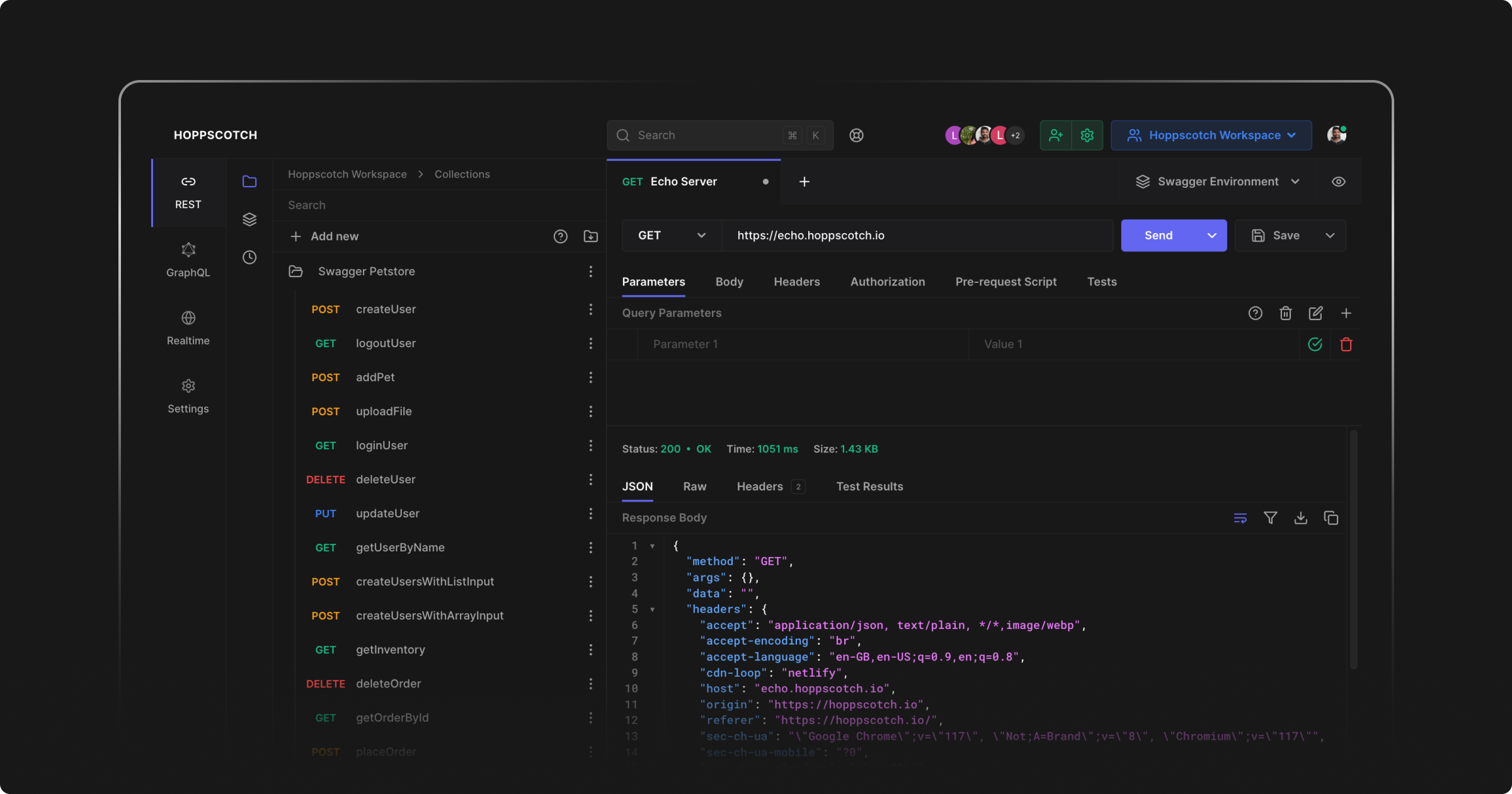 Thumbnail of Hoppscotch • Open source API development ecosystem