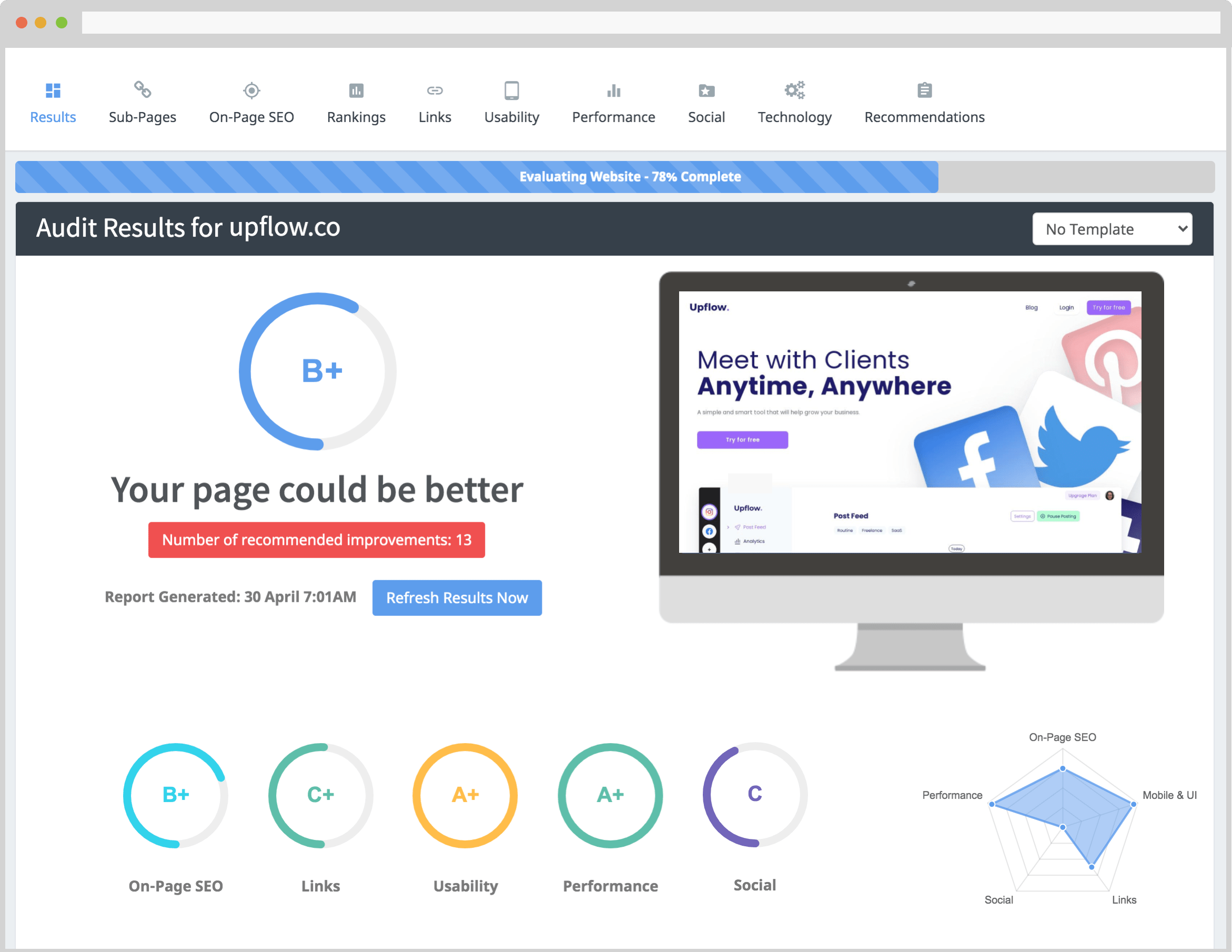 Thumbnail of Analyze Websites With Free SEO Audit & Reporting Tool - SEOptimer