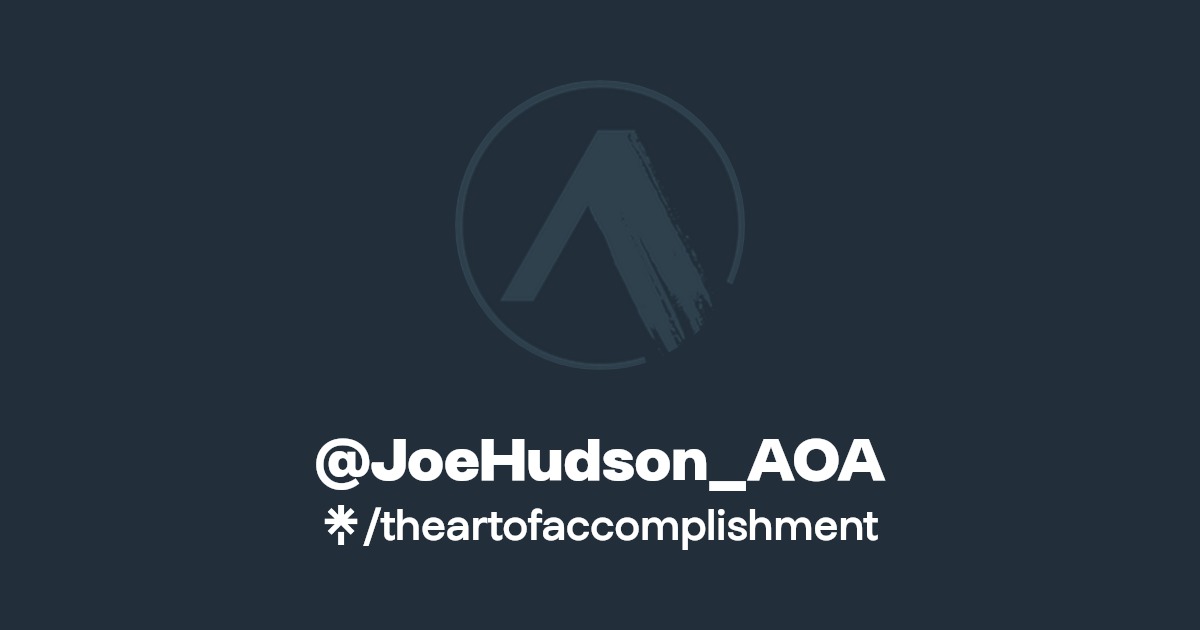 Thumbnail of @JoeHudson_AOA | Linktree